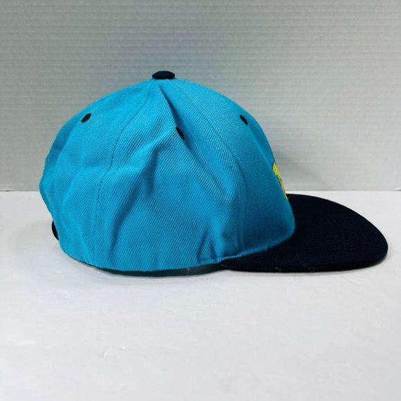 Lids Wake Board SnapBack Flat Wide Brim Hat Surfer Streetwear Wool Blend OSFA - Picture 6 of 11